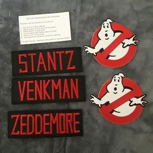 Iron On Ghostbusters Patches